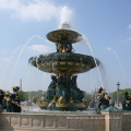 Outdoor decorative large bronze fountain with figures statue
